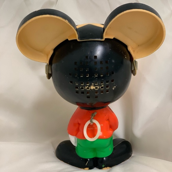 Vintage Mattel 1976 Disney Mickey Mouse Pull String Figure Plastic - Works. - Picture 4 of 9